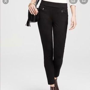 Ann Taylor Classic Ponte ZIP Pocket Leggings